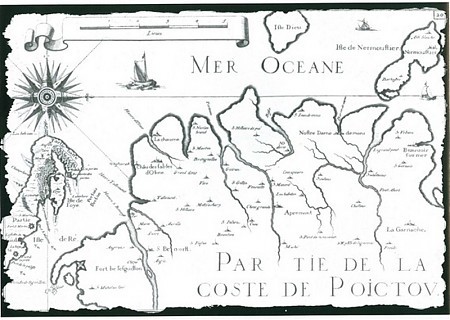 Carte historique du Pays de Monts