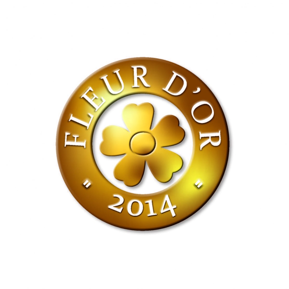 Logo Fleur d'Or 2014 obtenu par Saint-Jean-de-Monts