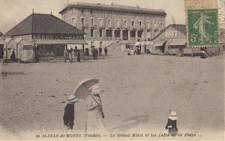 Premiers touristes à Saint-Jean-de-Monts