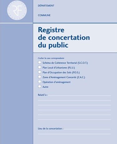 PLU REGISTRE DE CONCERTATION