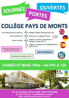 college pays de monts