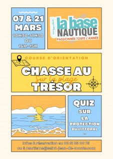 Course d'orientation - Chasse au trésor sur la plage