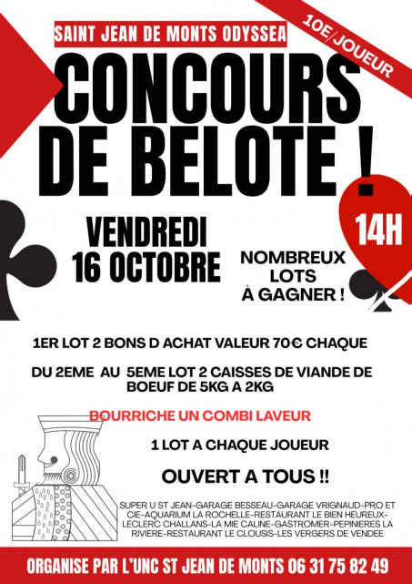 2026.10.16 Concours de belote de l'UNC