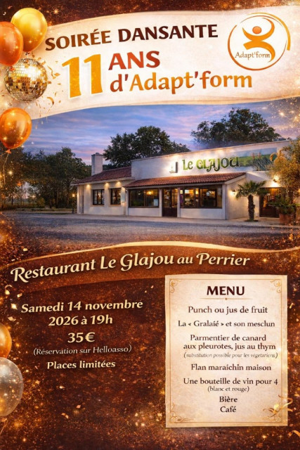 soirée dansante Adapt'Form